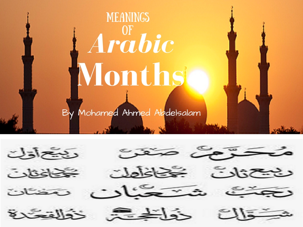 Meanings of Arabic Months (0)